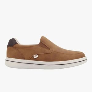 IZOD Men's Tan Brown Slip-On Memory Foam
